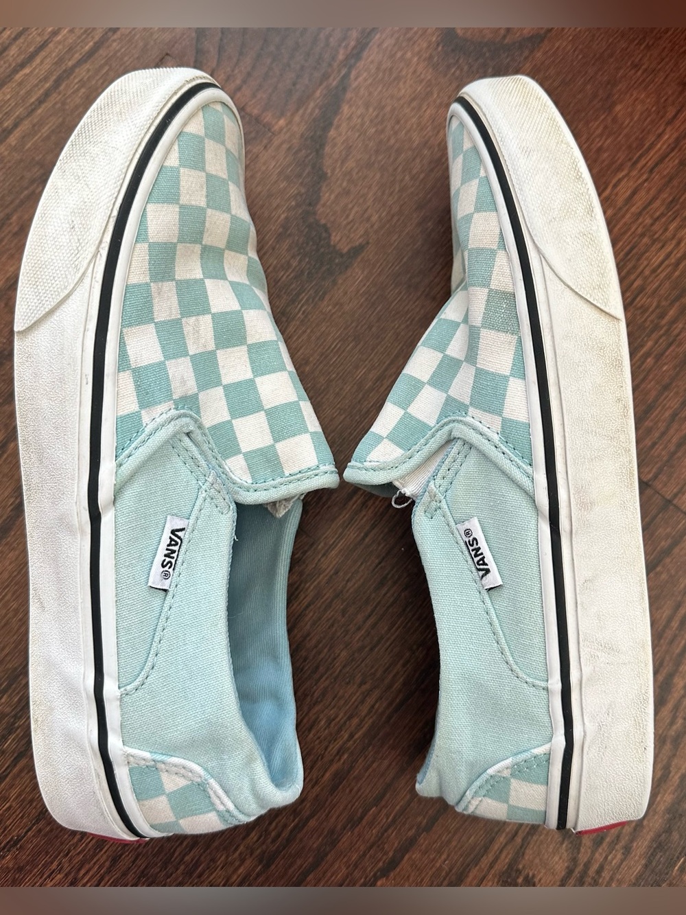 Vans Classic Slip-ons checkerboard, size 4Y - Picture 5 of 8